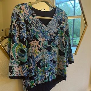 Lilly summer reversible blouse
